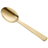 American Metalcraft GVHSP10 10" Hammered Gold Vintage Serving Spoon