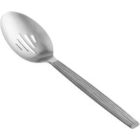 American Metalcraft WVASS10 10" Wavy Aged Stainless Steel Slotted Spoon