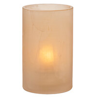 Hollowick 44017SCA Wysp Amber Satin Glass Cylinder Lamp