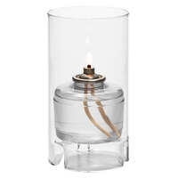 Hollowick 48000C Large Clear Glass Cylinder Lamp