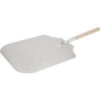 American Metalcraft 16" x 18" Aluminum Pizza Peel with 12" Wood Handle 3016