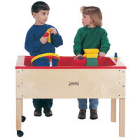 Jonti-Craft Baltic Birch 2857JC 36 1/2" x 23" x 24 1/2" Mobile Wood Space Saver Sensory Table