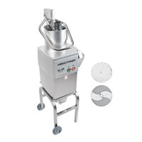 Robot Coupe CL55 Pusher Full Moon Continuous Feed Food Processor with 2 Discs - 2 1/2 hp