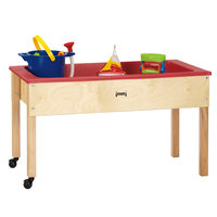 Jonti-Craft Baltic Birch 0285JC 42" x 23" x 24 1/2" Mobile Wood Sensory Table