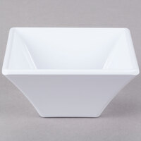 GET ML-278-W 8 oz. White Siciliano Square Bowl - 12/Case