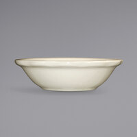 International Tableware VI-11 Victoria 6 oz. Ivory (American White) Scalloped Edge Stoneware Fruit Bowl - 36/Case