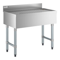 Regency BDU-2136 Stainless Steel Underbar Drainboard - 36" x 21"