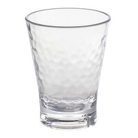 Front of the House ADO009CLT23 Drinkwise 7 oz. Hammered Tritan™ Plastic Rocks / Old Fashioned Glass - 12/Pack