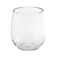 Front of the House AWI004CLT23 Drinkwise 15 oz. Tritan™ Plastic Stemless Wine Glass - 12/Pack