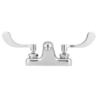 Zurn Elkay Z81104-XL Deck Mount Faucet with 4 1/4" Cast Spout (2.2 GPM), Ceramic Cartridge, and Wrist Handles