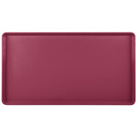Cambro 1222D505 12" x 22" Cherry Red Dietary Tray - 12/Case