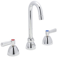 Zurn Elkay Z831A1-XL AquaSpec Deck Mount Faucet with Widespread Base, 3 1/2" Gooseneck Spout (2.2 GPM), and Ceramic Cartridge