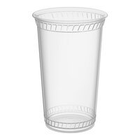 Fabri-Kal GC20NT Greenware 20 oz. Compostable Clear Customizable Plastic Cold Cup - 1,000/Case
