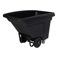 Toter NT005-00BKS 0.5 Cubic Yard Blackstone Tilt Truck / Trash Cart (400 lb.)