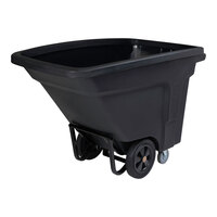 Toter NT105-00BKS 0.5 Cubic Yard Blackstone Standard-Duty Tilt Truck with Handle (825 lb.)