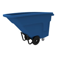 Toter NT175-00BLU 0.75 Cubic Yard Blue Standard-Duty Tilt Truck with Handle (825 lb.)