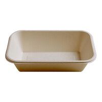 Fineline 43RCB24 Conserveware 24 oz. Bagasse Rectangular Bowl - 300/Case