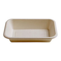 Fineline 43RCB16 Conserveware 16 oz. Bagasse Rectangular Bowl - 600/Case