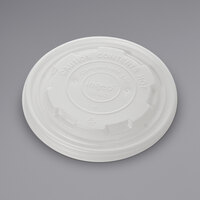 Fineline 42FCLPLA115 Conserveware CPLA Lid for 12/16/24/32 oz. Food Containers - 500/Case