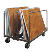 Palmer Snyder Heavy-Duty Steel Tubular Transport Cart for Portable Dance Floors - 33 3/4" x 54" x 42"