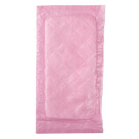 Pink 4" x 7" Absorbent Meat, Fish and Poultry Pad 40 Grams - 2,000/Case