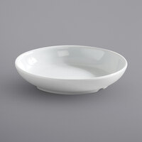 American Metalcraft MELR5 Endurance 8 oz. White Round Shallow Melamine Bowl