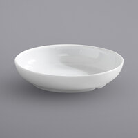 American Metalcraft MELR6 Endurance 14 oz. White Round Shallow Melamine Bowl