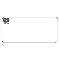 DayMark IT115691B DissolveMark 2" x 1" Blank Dissolvable Direct Thermal Label - 24/Case