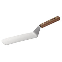 Dexter-Russell 16381 Traditional 8" x 3" Solid Steak Turner - Walnut Handle