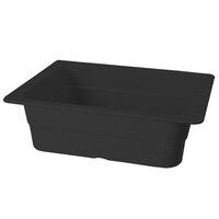 GET ML-21-BK 1/2 Size 4" Deep Black Melamine Food Pan - 3/Case