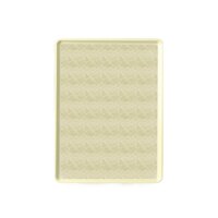 Cambro 1520D214 15" x 20" Abstract Tan Patterned Fiberglass Dietary Tray - 12/Case