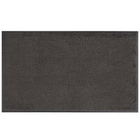 Lavex 4' x 6' Gray Washable Nylon Rubber-Backed Indoor Entrance Mat