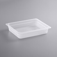 Cambro 22PP190 1/2 Size Translucent Polypropylene Food Pan - 2 1/2" Deep