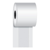 Iconex Sticky Media® 3 1/8" x 170' Full-Tack Linerless Receipt Paper Roll - 12/Case