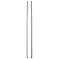 Acopa Heika 9" Silver 18/8 Stainless Steel Extra Heavy Weight Chopstick Set - 12/Pack