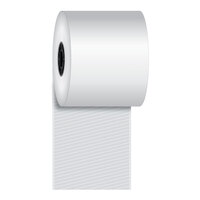 Iconex Sticky Media® 3 1/8" x 220' Full Tack Linerless Receipt Paper Roll - 32/Case