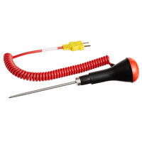 Comark PK24M/US 4" Type-K Industrial Penetration Probe with 39" Coiled Cable
