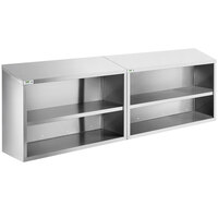 Regency 96" Stainless Steel Open Wall Cabinet