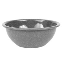 Crow Canyon Home K17GRY Stinson 20 oz. Grey Speckle Enamelware Bowl