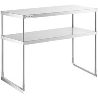 Avantco 178SSDOSP1 Stainless Steel Double Deck Overshelf for SSPPT-1 Series - 17 5/8" x 44 1/2"