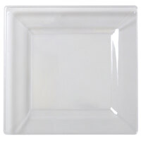 Fineline Settings 1606-CL Solid Squares 6 1/2" Clear Square Dessert Plate - 120/Case