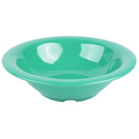 GET B-127-FG Diamond Mardi Gras 12 oz. Rainforest Green Melamine Bowl - 24/Case