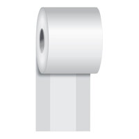 Iconex MAXStick® 2GOSE 3 1/8" x 160' White Side-Edge Adhesive Thermal Linerless Sticky Receipt / Label Paper Roll - 24/Case