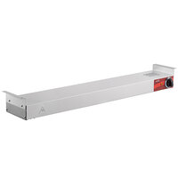 Avantco SW-36-INCP 36" High Wattage Strip Warmer with Adjustable Infinite Controls and Cord - 120V, 850W