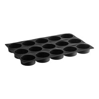 Silikomart SQ067 15 Compartment Disco Silicone Baking Mold - 4 1/8" x 4 1/8" x 1 1/2" Cavities