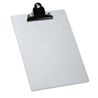 Menu Solutions ALSIN811-CLIP 8 1/2" x 11" Alumitique Customizable Single Panel Aluminum Clipboard Menu Board with Brushed Finish