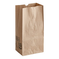 Duro 8 lb. Brown Paper Bag - 500/Bundle