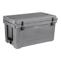 CaterGator CG65SPG Gray 65 Qt. Rotomolded Outdoor Cooler / Ice Chest