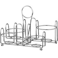 Vollrath WR-1000 8" x 6" x 5 1/2" Dripcut® Wire Rack Condiment Caddy