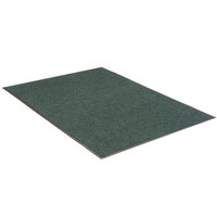 Apache Mills Needle Rib 4' x 6' Green Indoor Entrance Mat - 3/8" Thick